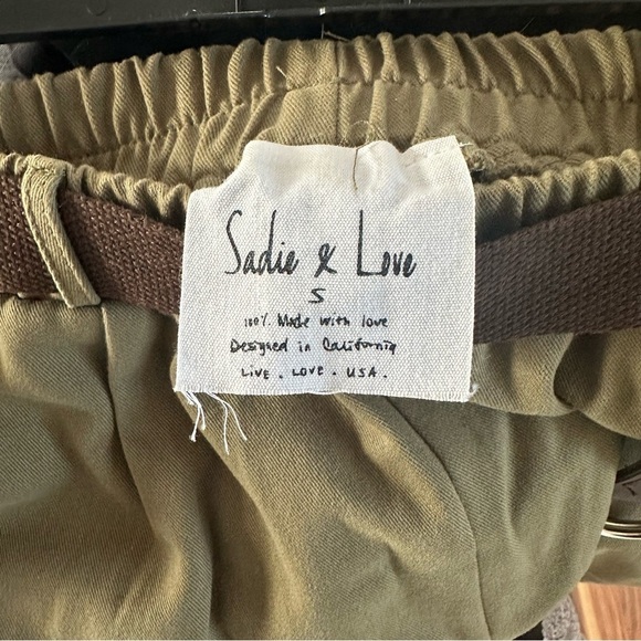 Sadie&Love khaki pants - Picture 2 of 5